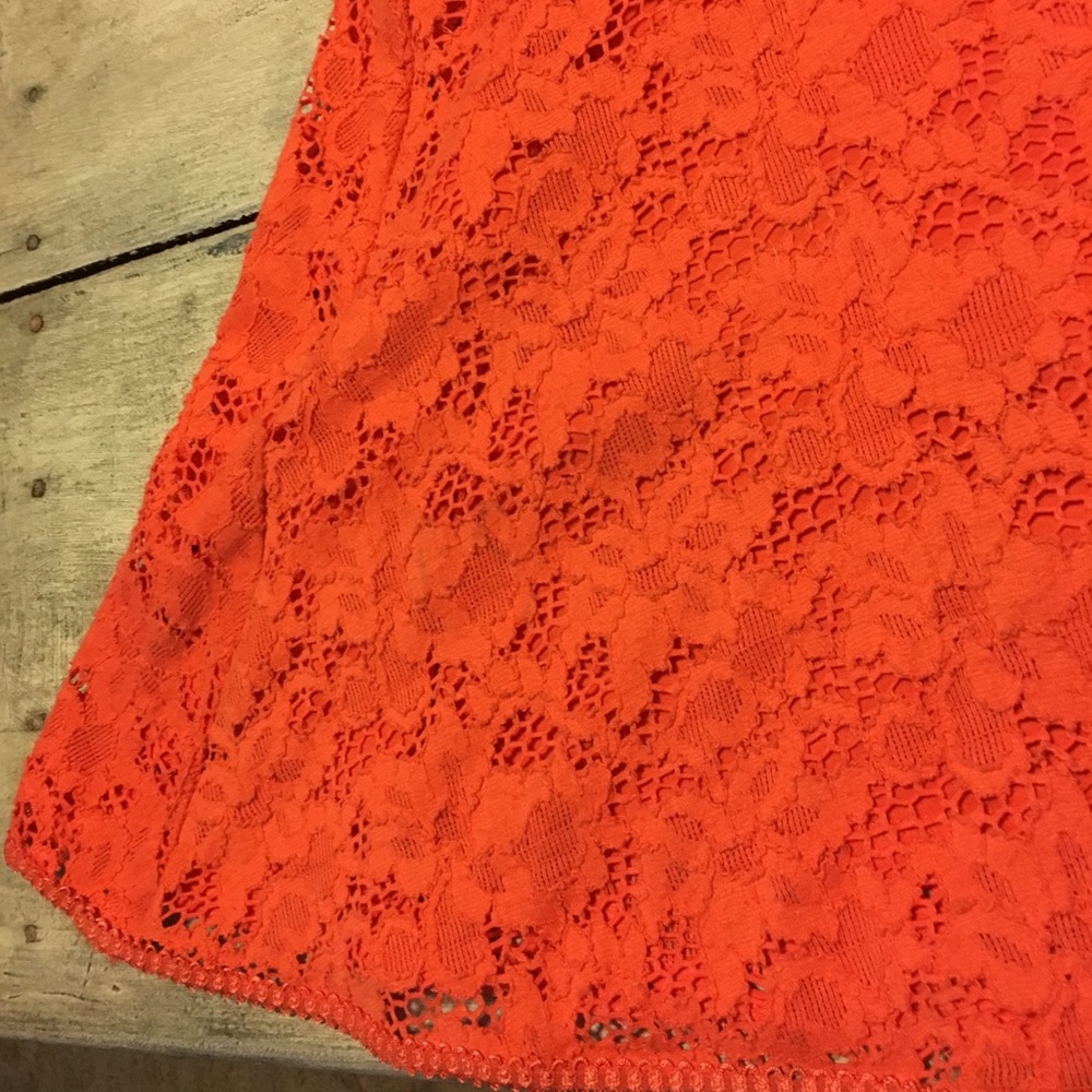 🎉HP 🎉Free People Orange Lace Dress - Picture 5 of 6